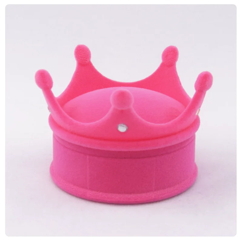 10pcs/lot 10pcs/lot creative style ring stud earring necklace jewelry storage box mini crown shape jewelry box