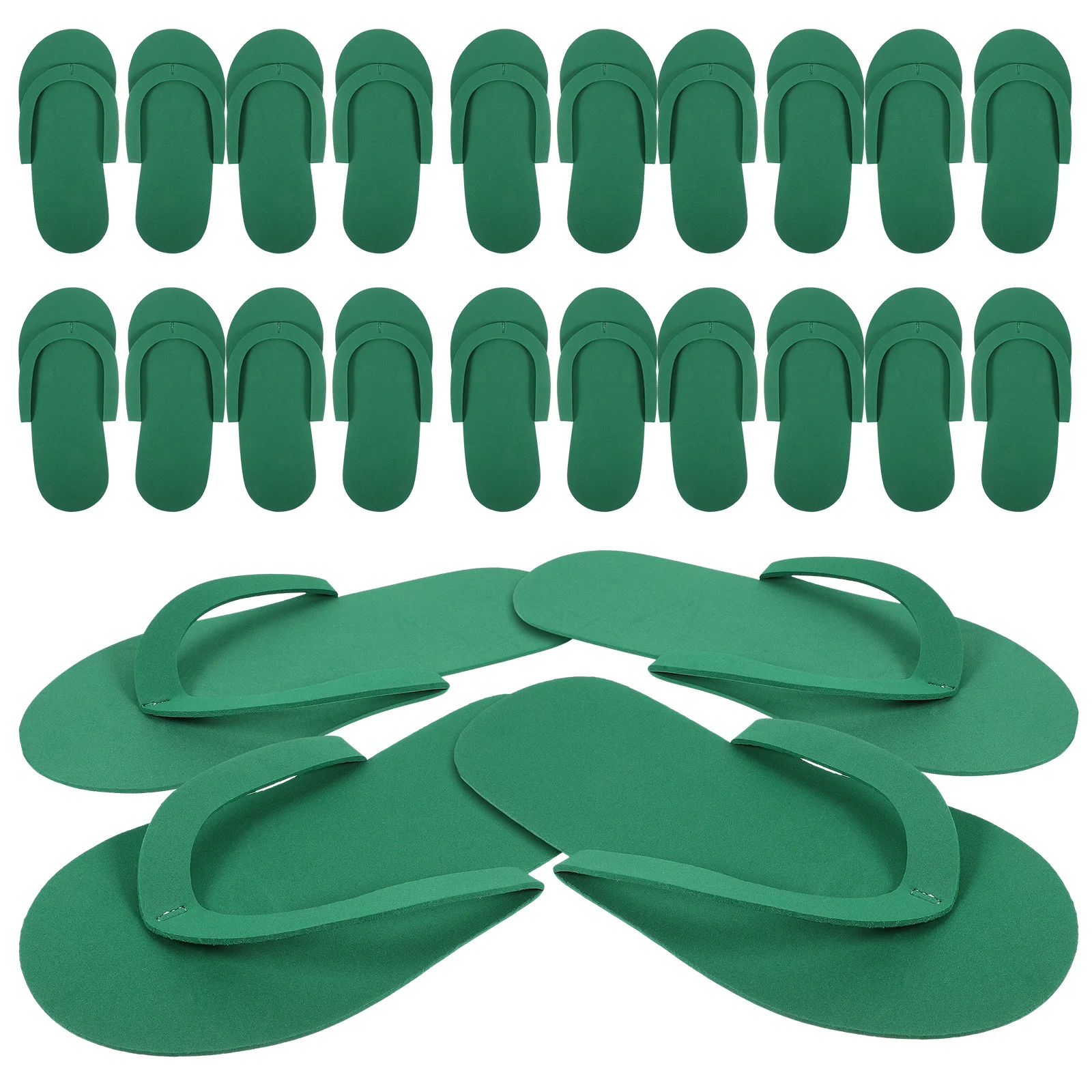 

12 Pairs Foam Pedicure Slippers Easy to Carry Disposable Beauty Salon Flops Spa