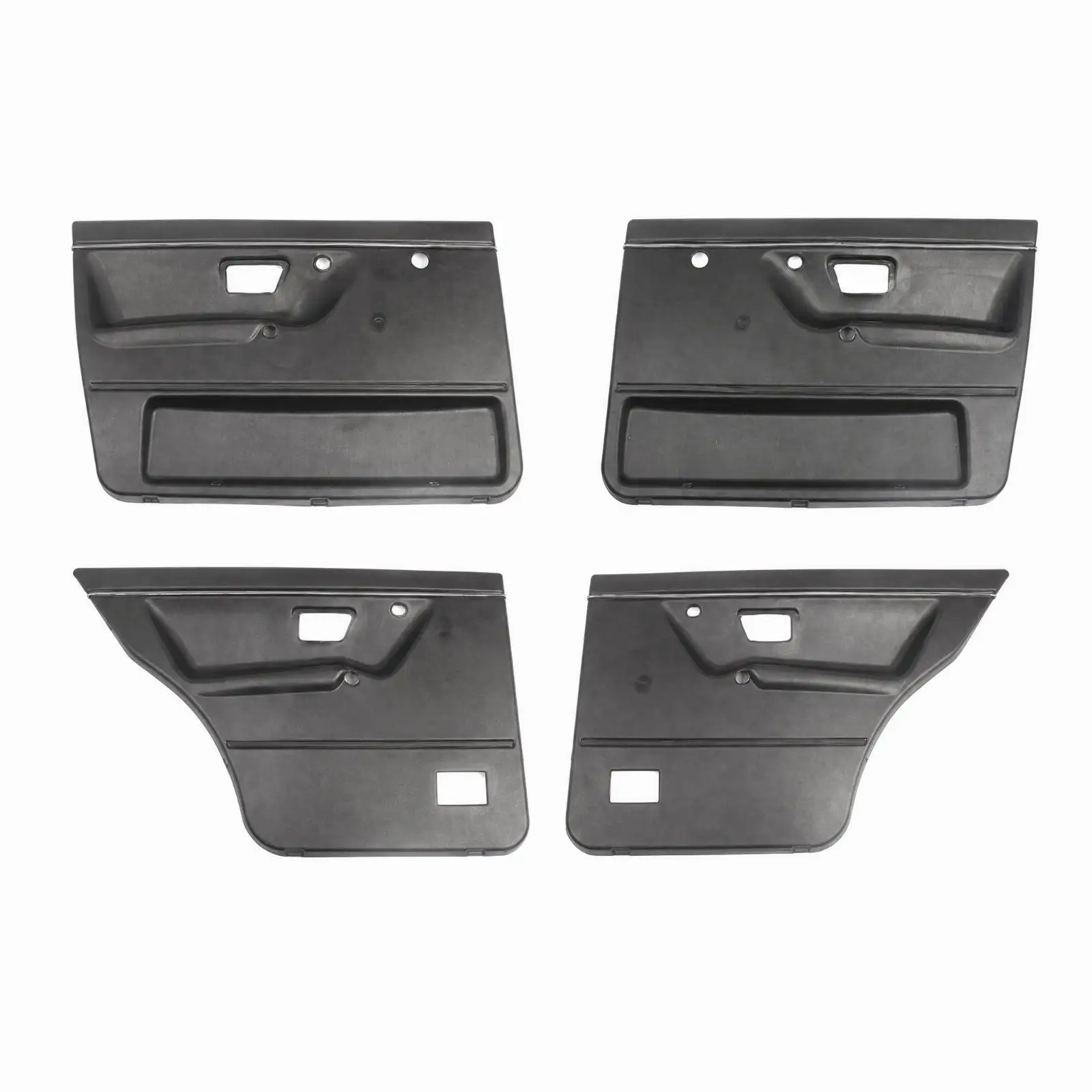Direct Fit Door Panel ABS Black for Golf 2 5 Door 1983 1991 Classic Interior Trim