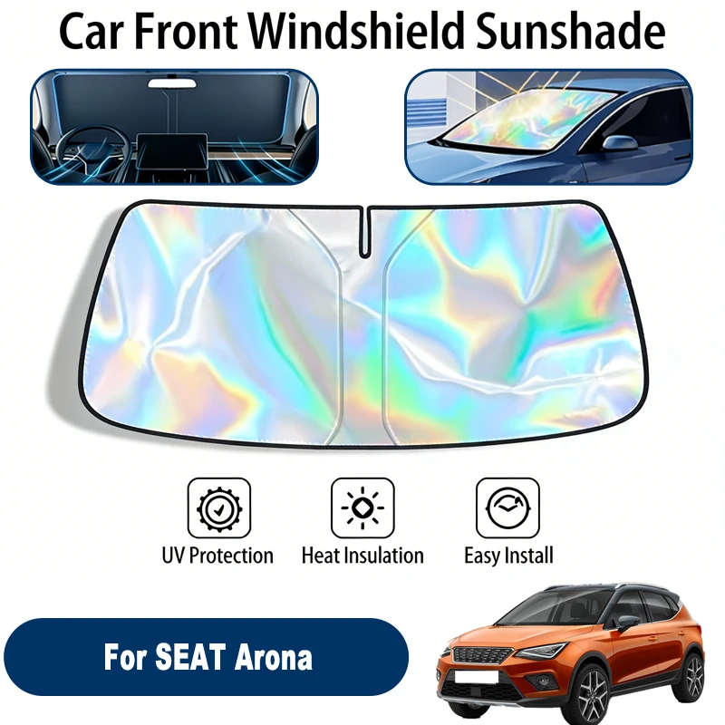

Windshield Sun Shade For SEAT Arona Foldable UV Reflective Front Window Sun Protection Cover Accessories