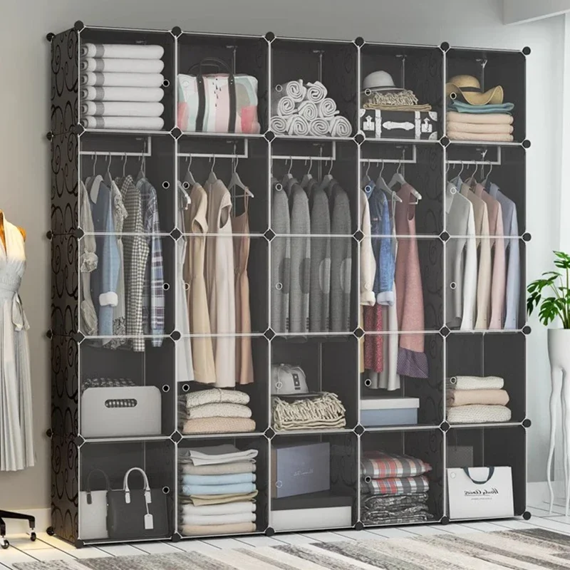 

Nordic Nordic Wardrobe Bedroom Cupboard Space Saving Modular Small Mobiles Cupboard Closet Organizer Muebles Hotel Furniture