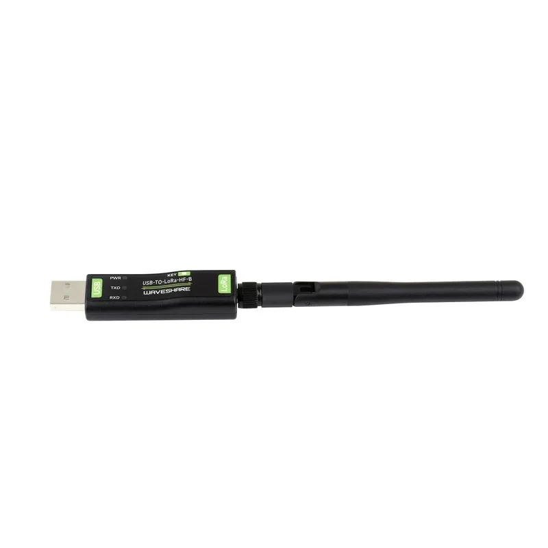 Waveshare USB to LoRa Data Module, SX1262 Solution, Wireless Terminal for Industrial & Agricultural Data Collection, HF Band