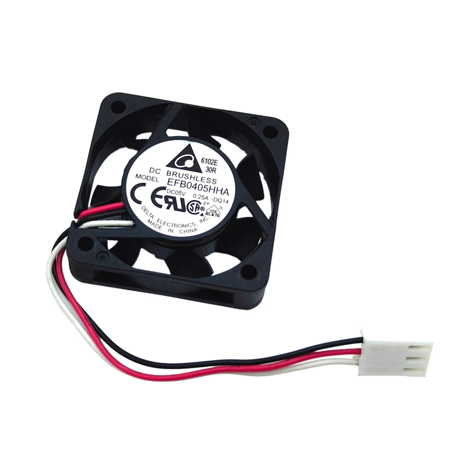 

Вентилятор 40 мм 4010 для Delta EFB0405HHA 40x40x10 мм, 5 В постоянного тока, охлаждающий вентилятор с двумя шарикоподшипниками и высоким потоком, 2,5 куб. футов в минуту, 16 дБА