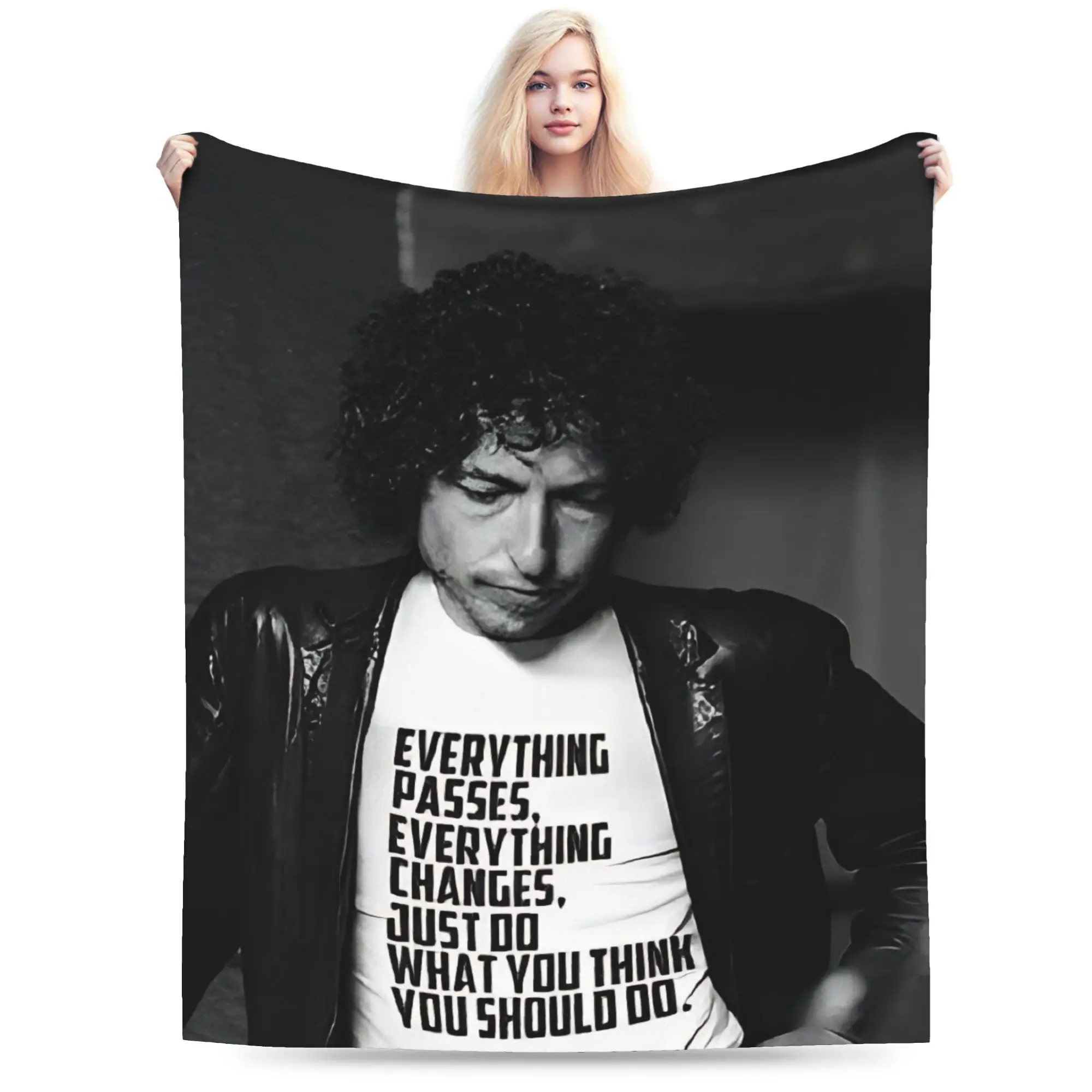 Bob Dylan Singer Merch Blanket Super Soft Warm  Throw Blankets for Bed 50x60 Inches Multi-size Bedspread