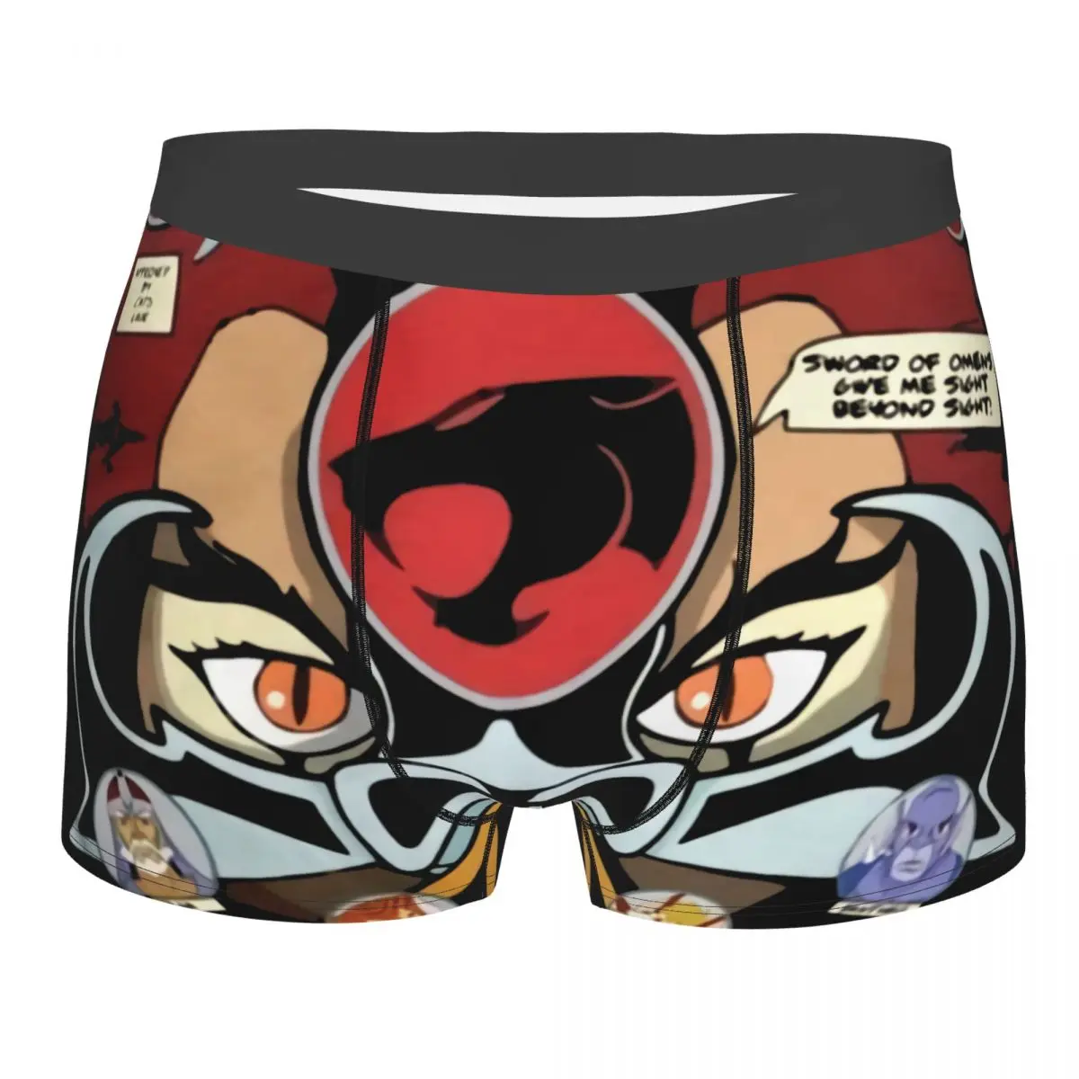 Custom Cartoon Anime Thundercats Underwear Men Stretch HiMan Cheetara Boxer Briefs Shorts Panties Soft Underpants For Male