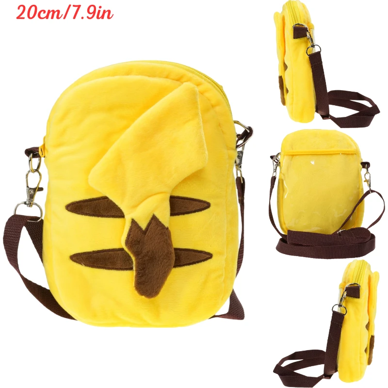 Neue Pokemon Gengar Lucario Mimikyu Snorlax Plüsch-Schultertaschen Spielzeug Kawaii Anime Psyduck Rowlet Pikachu Plüschpuppen Geschenke für Kinder