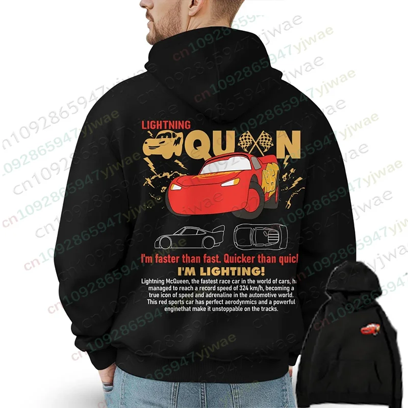 2026 البرق ماكوين وسالي الأزواج الرياضة هوديس الرجال النساء الخريف الشتاء المعتاد طويلة الأكمام البلوز Y2K تأثيري هوديس