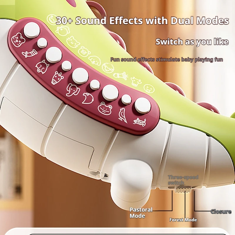 Crianças soplável animal chamada brinquedo chifre 30 sons animais instrumento musical brinquedo educativo ao ar livre indoor jogar para crianças