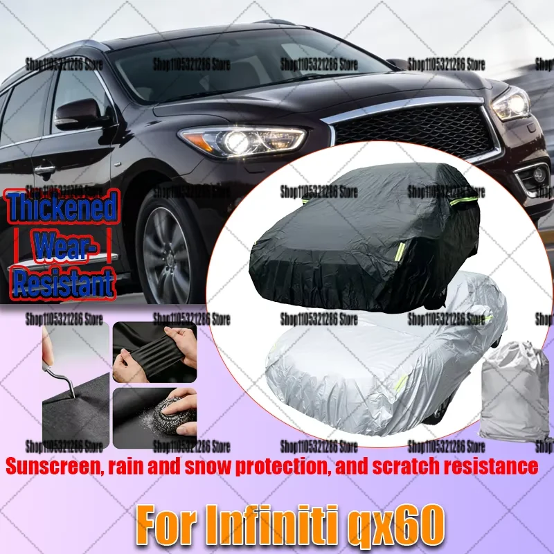 For lnfiniti qx60 Car Cover Outdoor Full Protection, Waterproof Dustproof Heat-Resistant car cover waterproof outdoor