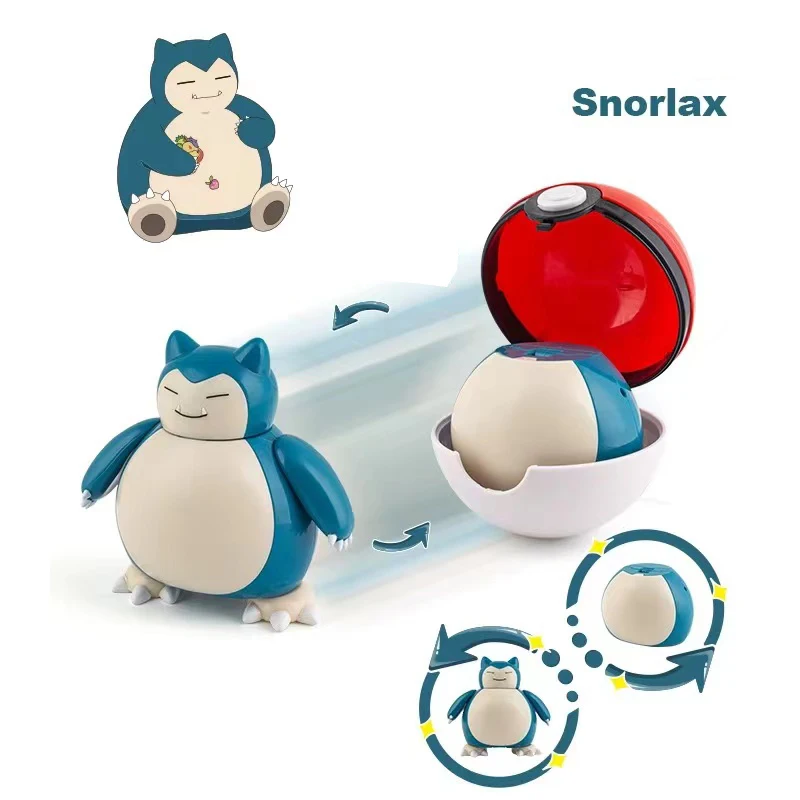 Autentico Pok è mon Pok é Ball GENGAR Trasformazione Bambola Pikachu DRAGONITE MEW Ornamento fatto a mano Regalo di Natale per bambini Giocattolo