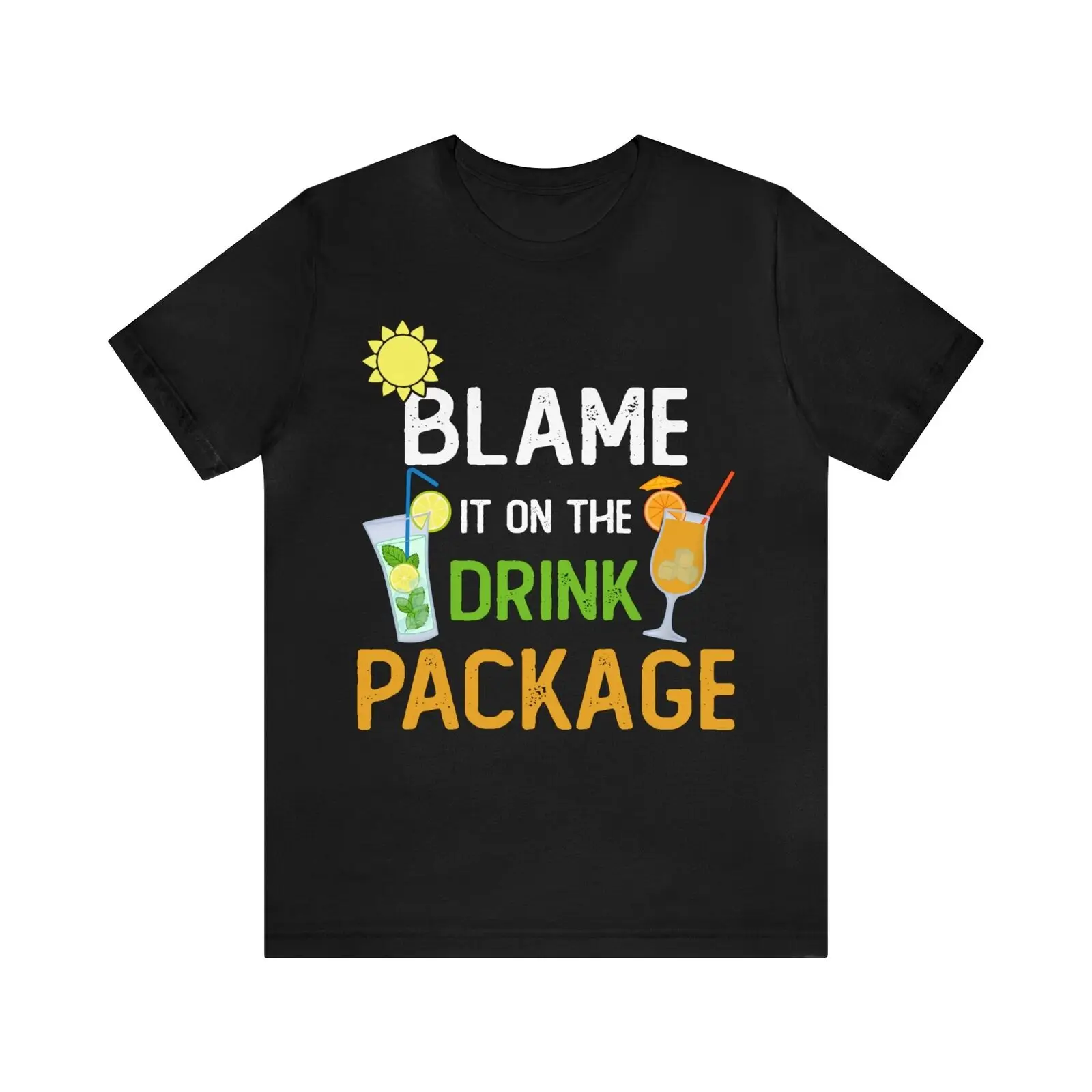

Blame It On The Drink Пакет Футболка Забавный круиз-любитель Винтаж