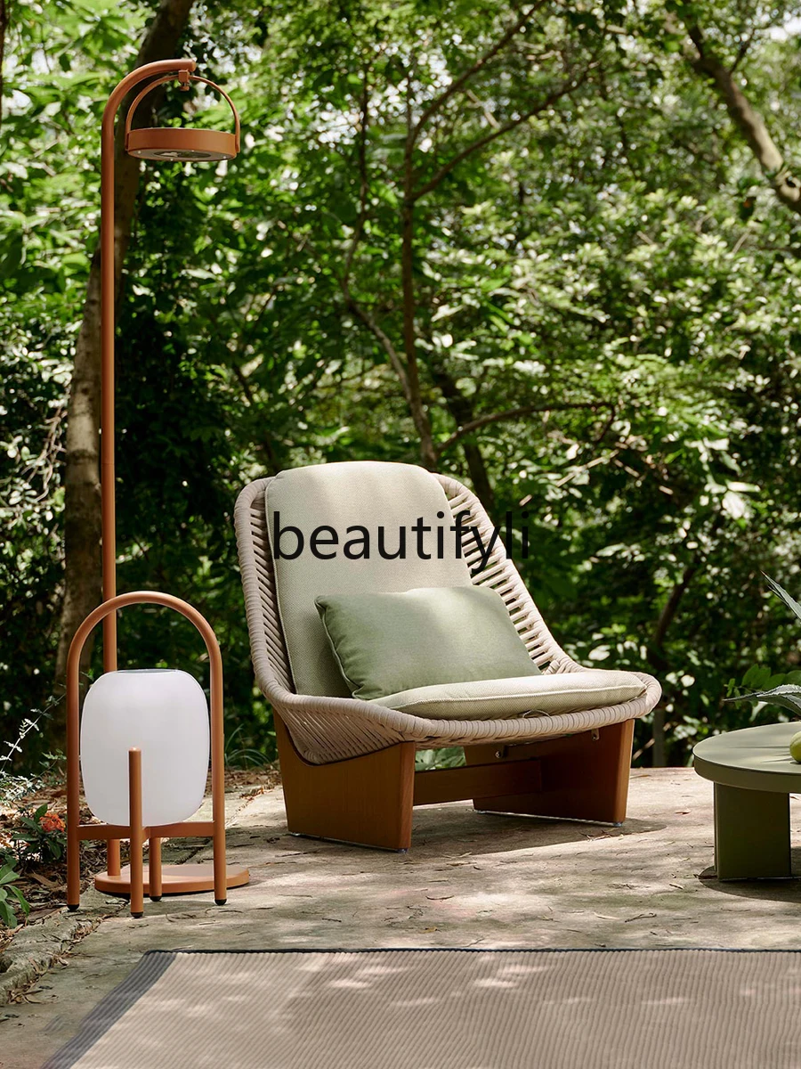 

Outdoor Sofa Rattan Woven Courtyard Furniture Waterproof Hotel Balcony Leisure Designer Set