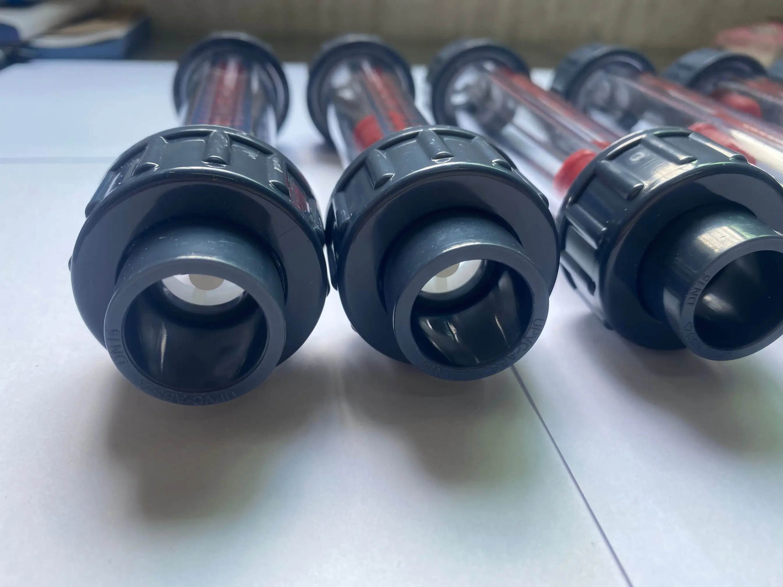 Imagem -03 - Medidor de Fluxo de Água Indicador Contador Rotâmetro Líquido 202 mm Lzs15 2