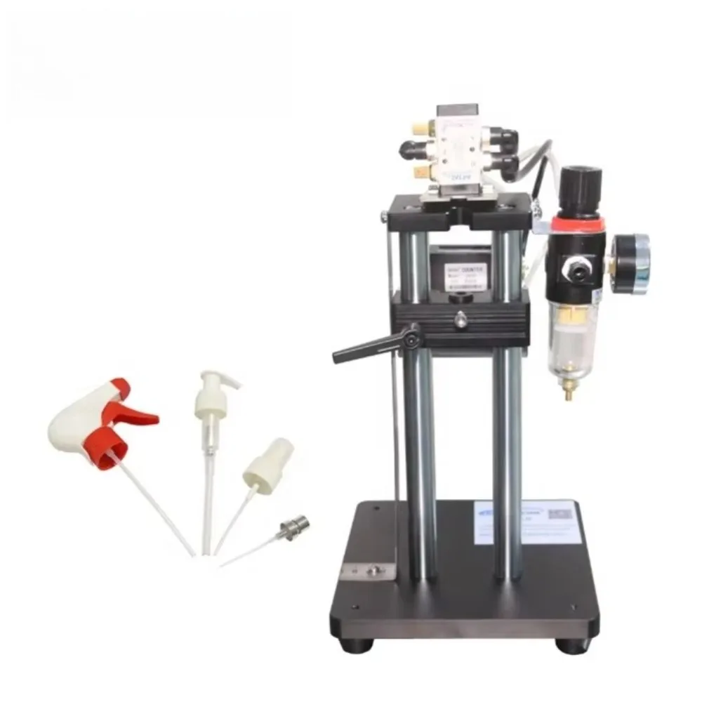 Cortador de tubo de mergulho semiautomático de mesa |   Equipamento de corte de comprimento de precisão da bomba de spray de perfume de tubo pequeno de PVC/PET