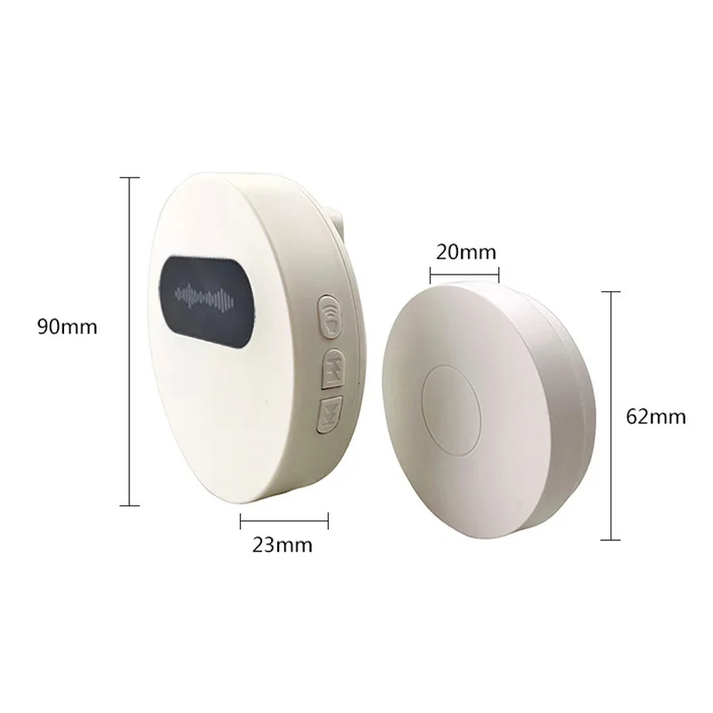 Logo Luminous QX-003 Self-powered Wireless Doorbell Waterproof Battery-free Free To Paste 58 Chord Music