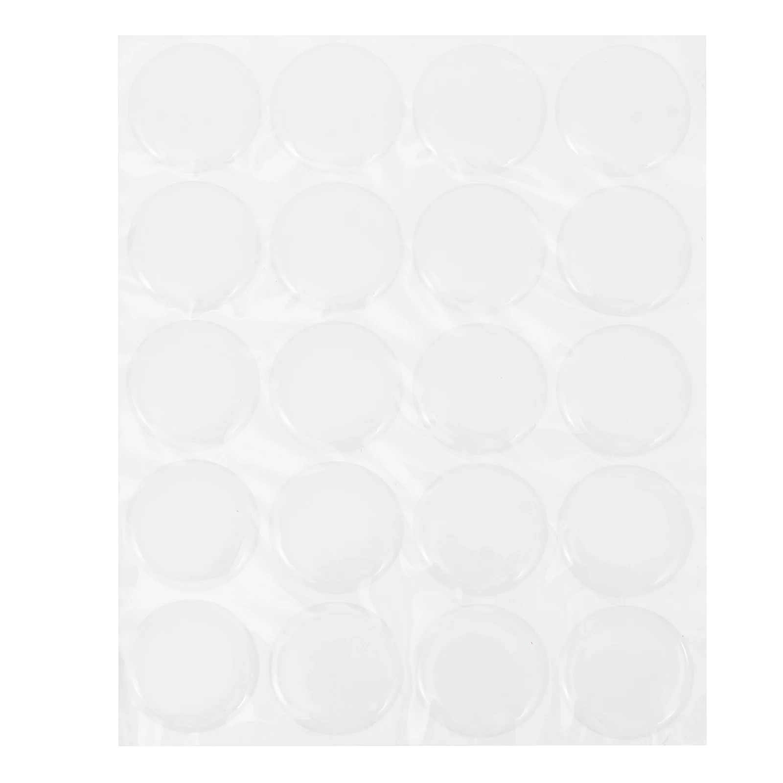 

30 Pcs Transparent Glue Paste Gel Stickers Dot Putty Round Practical Poster 25.4mm
