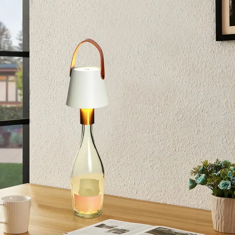 Cordless Bottle Lamp Rechargeable Table Light Touch Lamp Portable Atmosphere Night Light For Dining Room Bedroom Bar And Kitchen