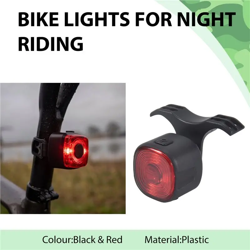 NEW HOT In Stock-Bicycle Taillights, Smart Automatic Brake Sensor Lights,Rechargeable Waterproof Riding Taillights, Bicycle Acce