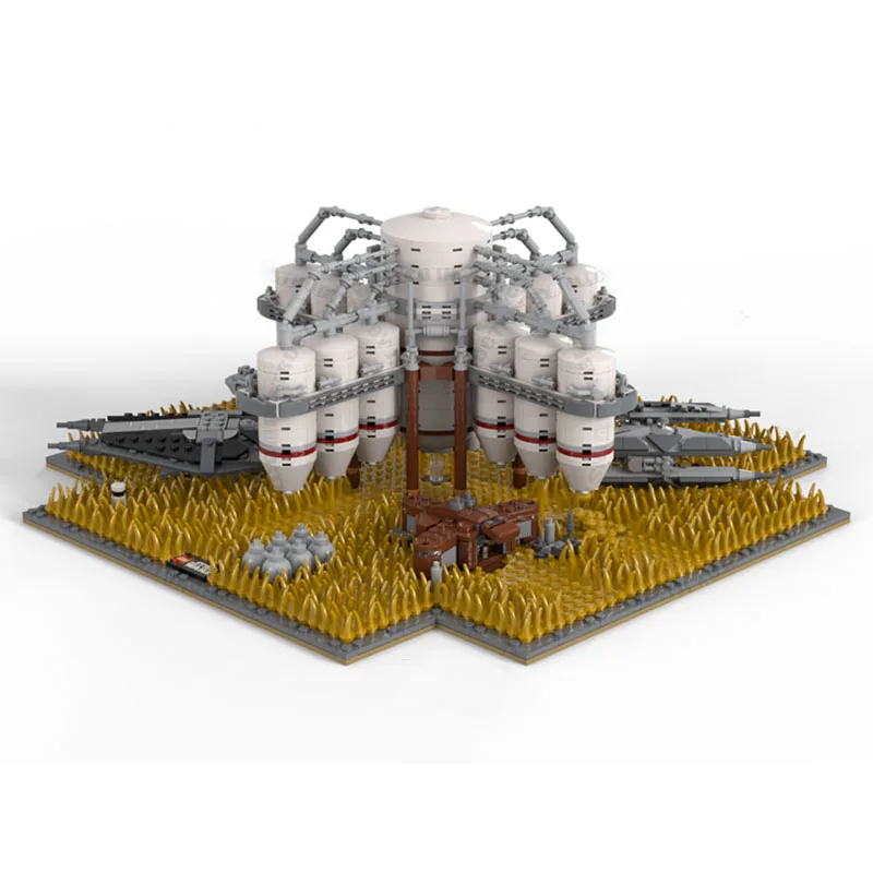 4690pcs MOC Micro Diorama ANDOR Season 2 Episode 3 Star Battle UCS Toys Model Building Blocks Architecture Christmas Gift Toy