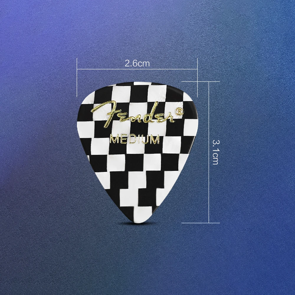 Electric Guitar Picks Chess Grid Picks for Fender Celluloid Paddle Ballad Bass Fast-playing Non-slip Finger Strumming Shrapnel