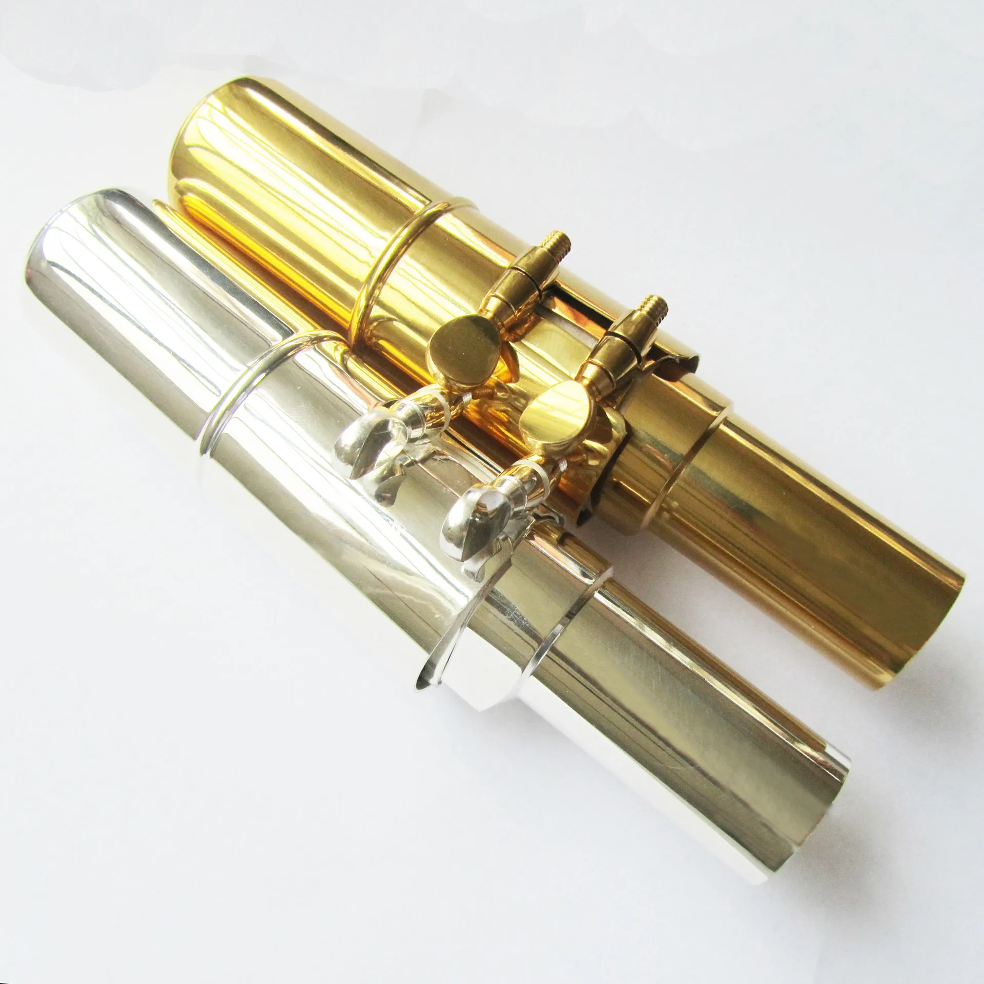 Silver Baritone Mouthpiece E-flat Brass Gold Plated High Quality Baritone Saxophone Mouthpiece Instrument Accessories