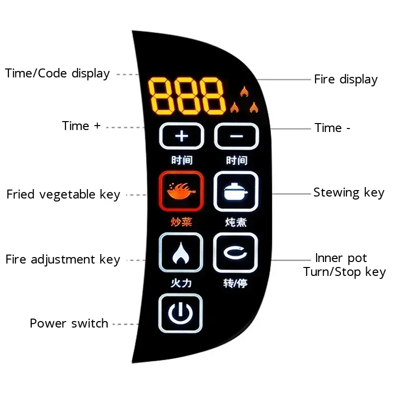 드럼 자동 요리 기계, 다기능 로봇 쿠커, 2000W 지능형 자동 요리 로봇, 6L, 110 V, 220V