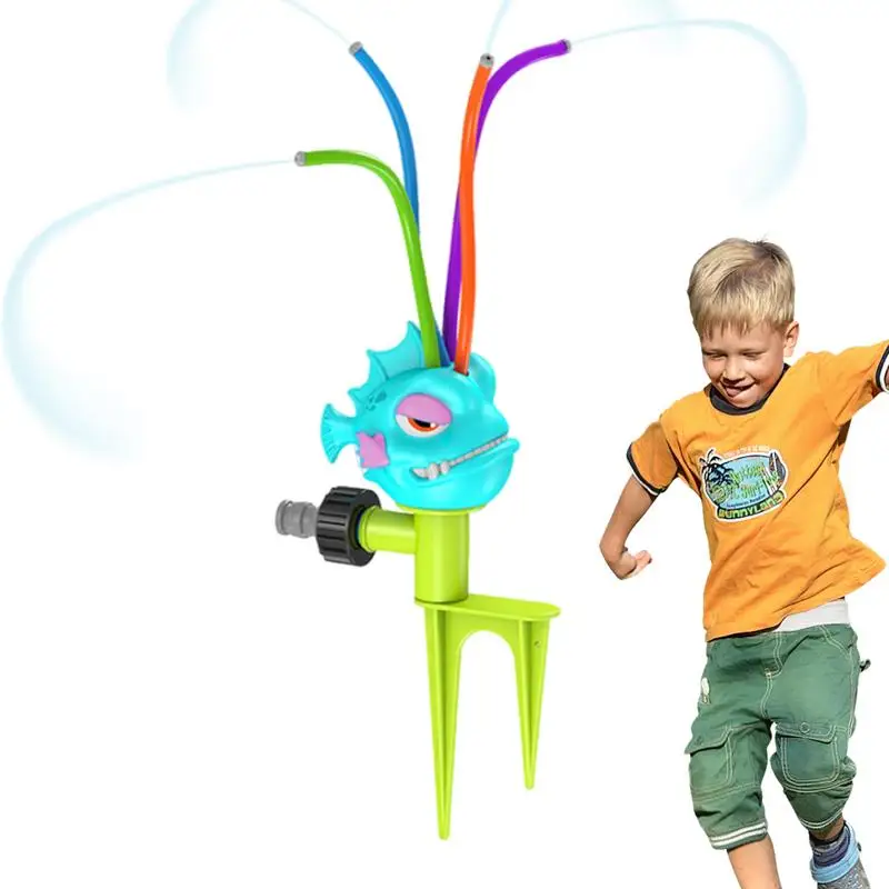 

Spin Sprinkler Toys Splashing Fun Summer Toys Sprinklers With Rotating Spray Summer Outside Toys Kids Sprinkler Toy Wiggle Tubes