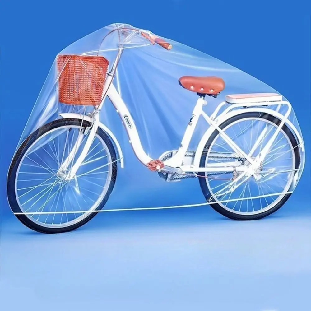 

10pcs MTB Waterproof Bicycle Cover Sunscreen Dustproof Bike Cover Disposable Transparent Protective Cover Bicycle Gear