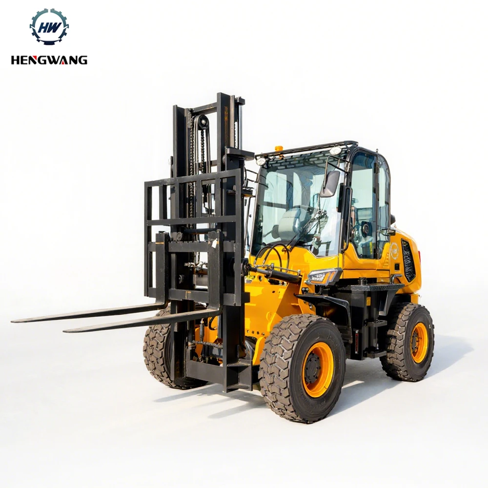 

All Terrain Forklift 3 Ton Off Road 4x4 Diesel Forklift Truck 3-7m Lift 4WD Rough Terrain China Forklifts Customized