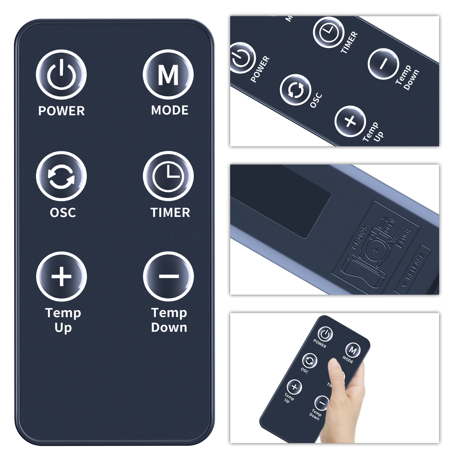 Nuovo telecomando per riscaldatori spaziali KNKA per uso interno