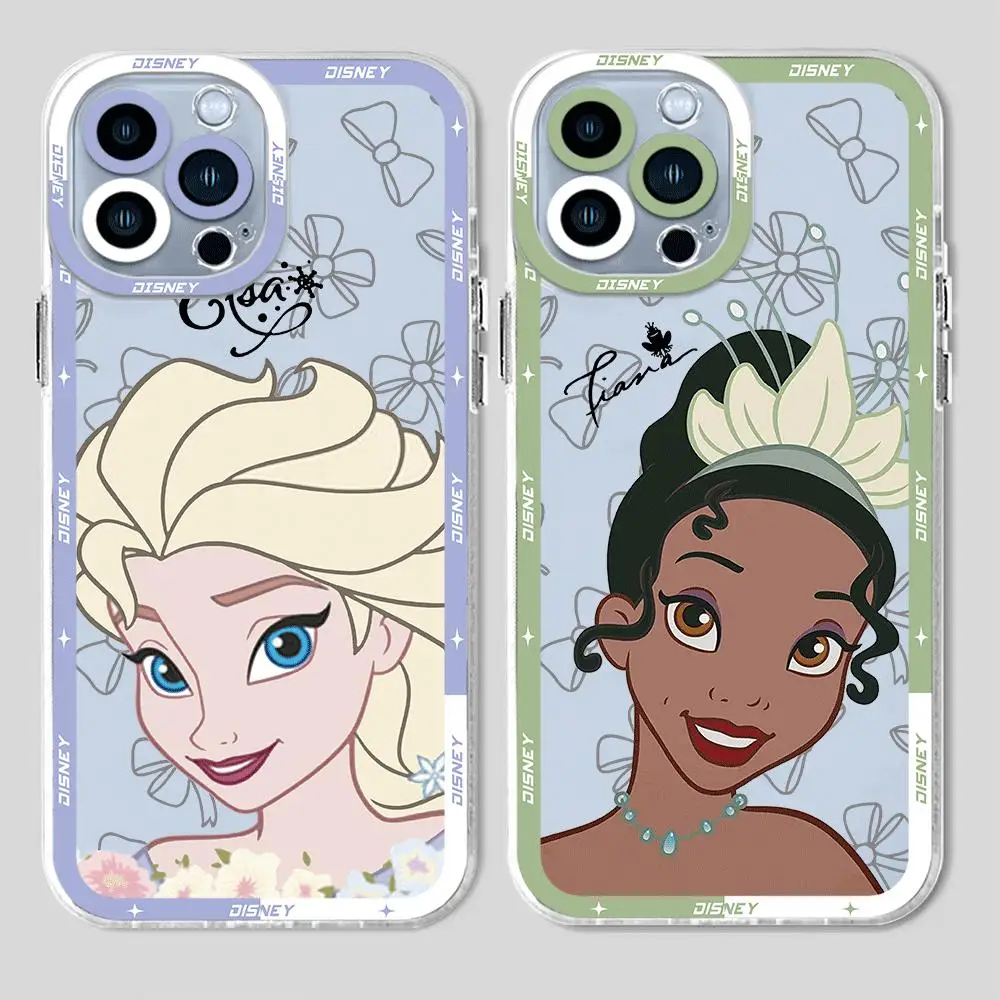 Disneys Princess Ariels Frozens Phone Case For Tecno Spark Go 30C 10 Camon 30 20 19 Pova 6 5 4 Pro itel S23 A70 4G 5G Clear TPU