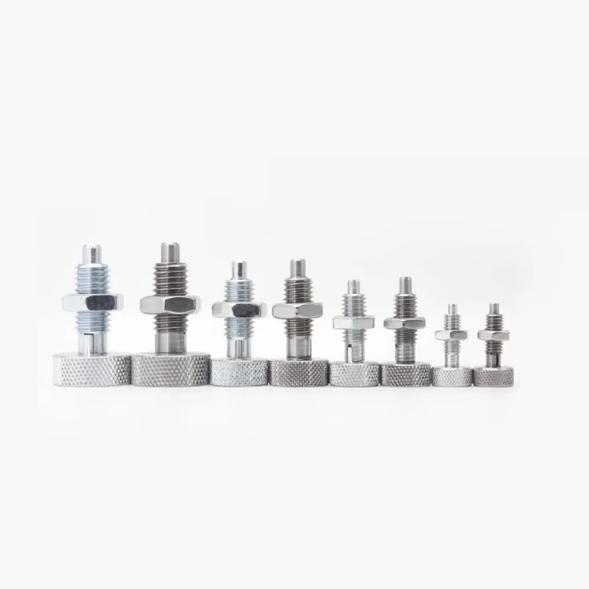 Telescopic Knurling Head Knob Plunger Spring Positioning Stop Index Pin M6M8M10M12M16
