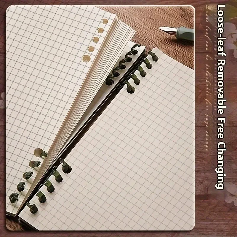 Journal Notebook Flip Notepad Diary Word Book Grid Stationery B5 Notebooks Sketch Writing Pads Office School Supplies