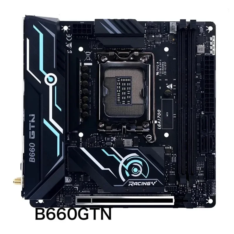 For BIOSTAR B660GTN Desktop Motherboard HDMI LGA 1700 DDR4 Mini-ITX B660 Mainboard 100% Tested OK Fully Work Free Shipping