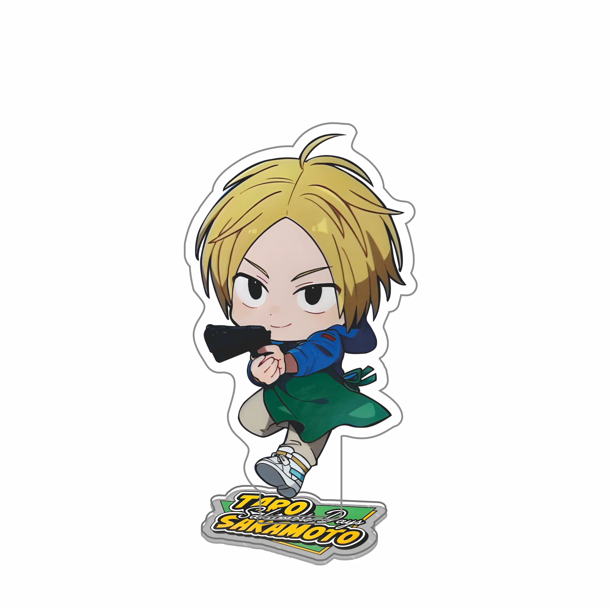 10 CM Sakamoto Days Acrylic Stand Shin Asakura Taro Sakamoto Anime Collection Accesorios Cute Room Decor Ornament Friend Gift