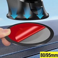 High Bond Sticky Dashboard Pad Mounting Disk Double-Sided Stickers Replacement Mount Pad Base for Car Suction Cup Phone Holder
