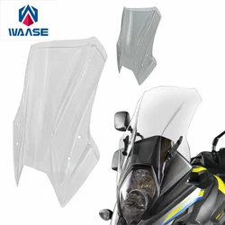 waase For Suzuki V-strom 650 XT 650XT Adventure DL650 DL650XT ADV Windscreen Windshield Wind Deflector Shield Screen Visor Glass