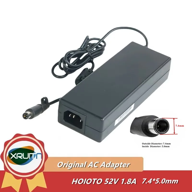Genuine Hoioto ADS-110DL-52-1 520094G Switching Adapter 52V 1.8A ADS5218-OS-HON Charger for Network Video Recorder NVR301-16L-P8