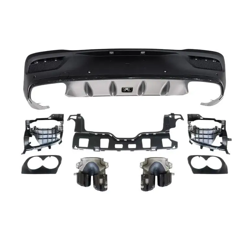 

High Quality Four Outlet Tailpipe C167 Modified GLe53 Rear Lip for GLE Coupe W167 2020+