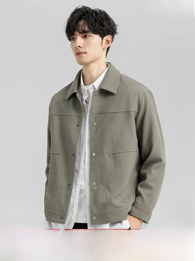 

Мужская куртка Snow Flng 2023 с воротником, повседневная верхняя одежда, большие размеры, черная, молодежная, модная, приталенная, осенне-весенняя, новинка