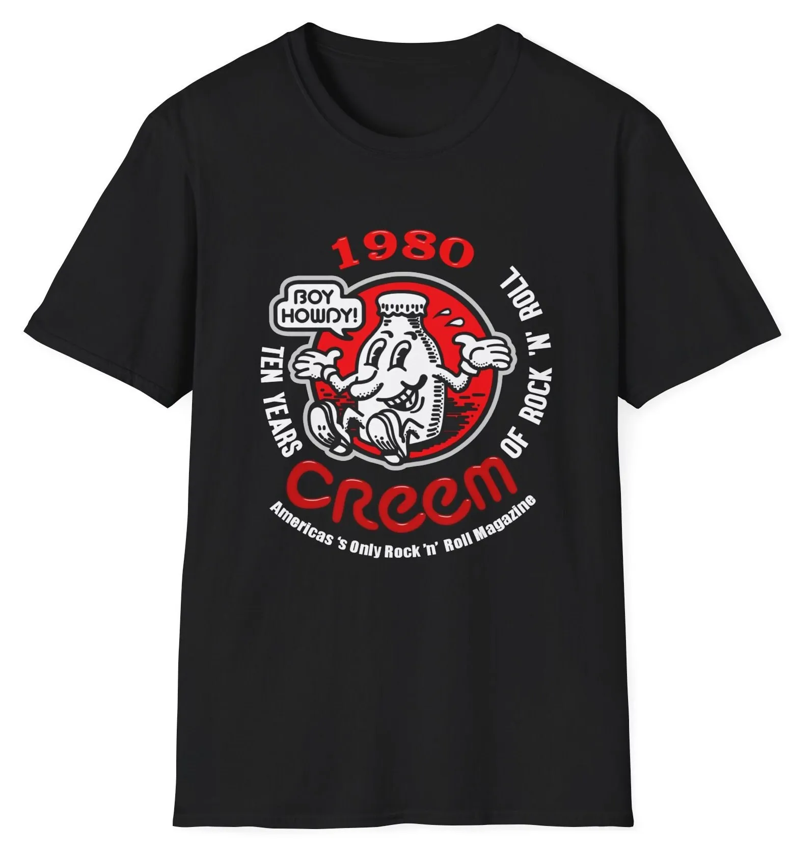 Vintage Style Creem Magazin Softstyle T Shirt