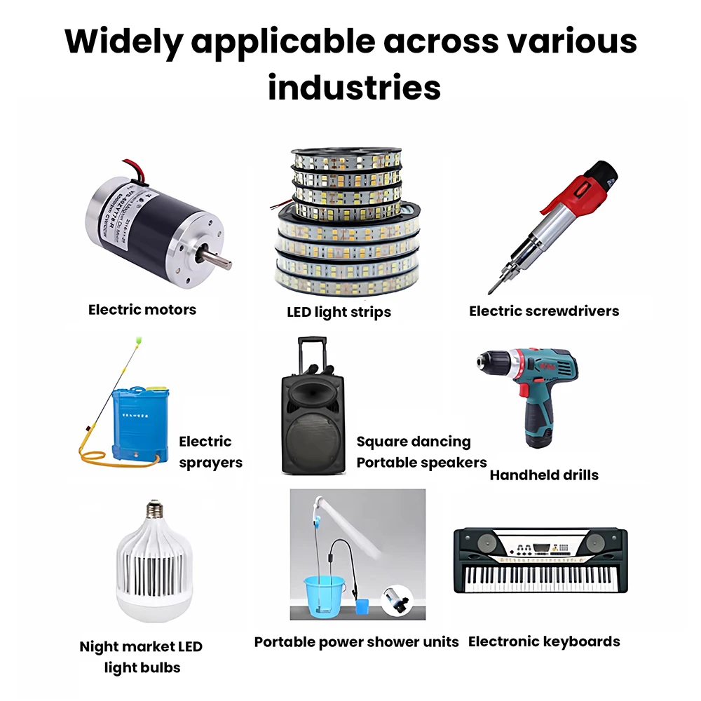 DC UPS 12x18650 Solder-Free Power Box DIY Kit 5V9V12V Adjustable for Modem Router Uninterruptible Power Supply