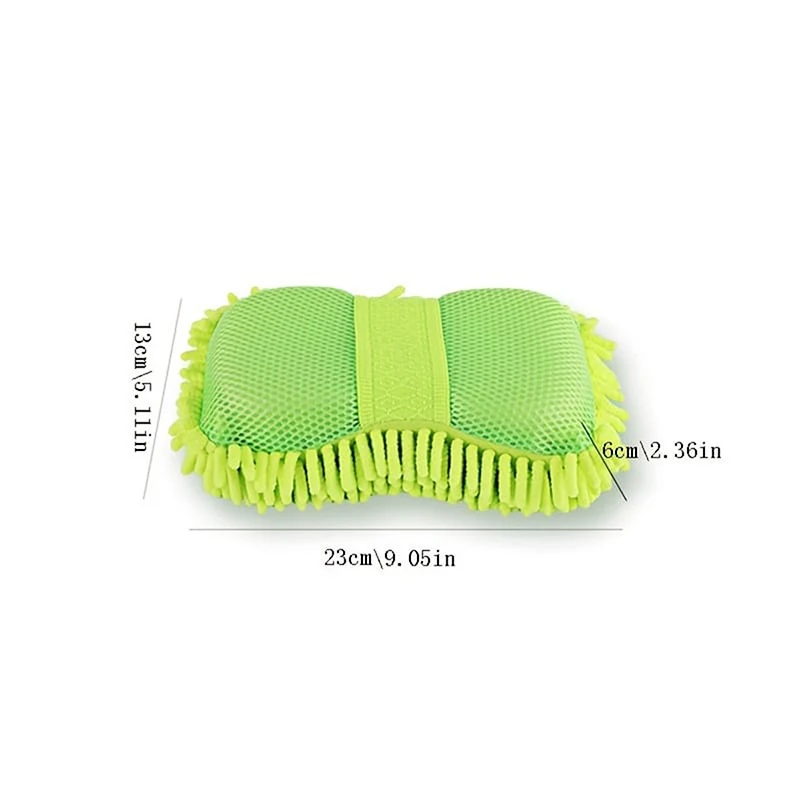 Éponge de Lavage de Voiture en Microcarence, Brosses de Détail, Serviette de Lavage, Gants Automobiles, Accessoires de Style, 1 Pièce