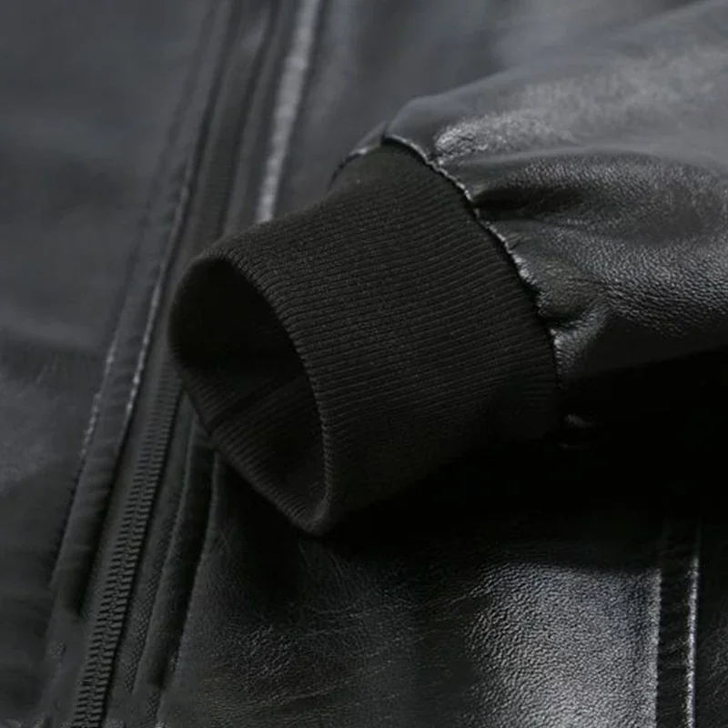 秋冬韓国厚い固体コート男ジッパーポケットカジュアルプラスベルベットトップスルーズレザージャケットファッション Y2K 男性服