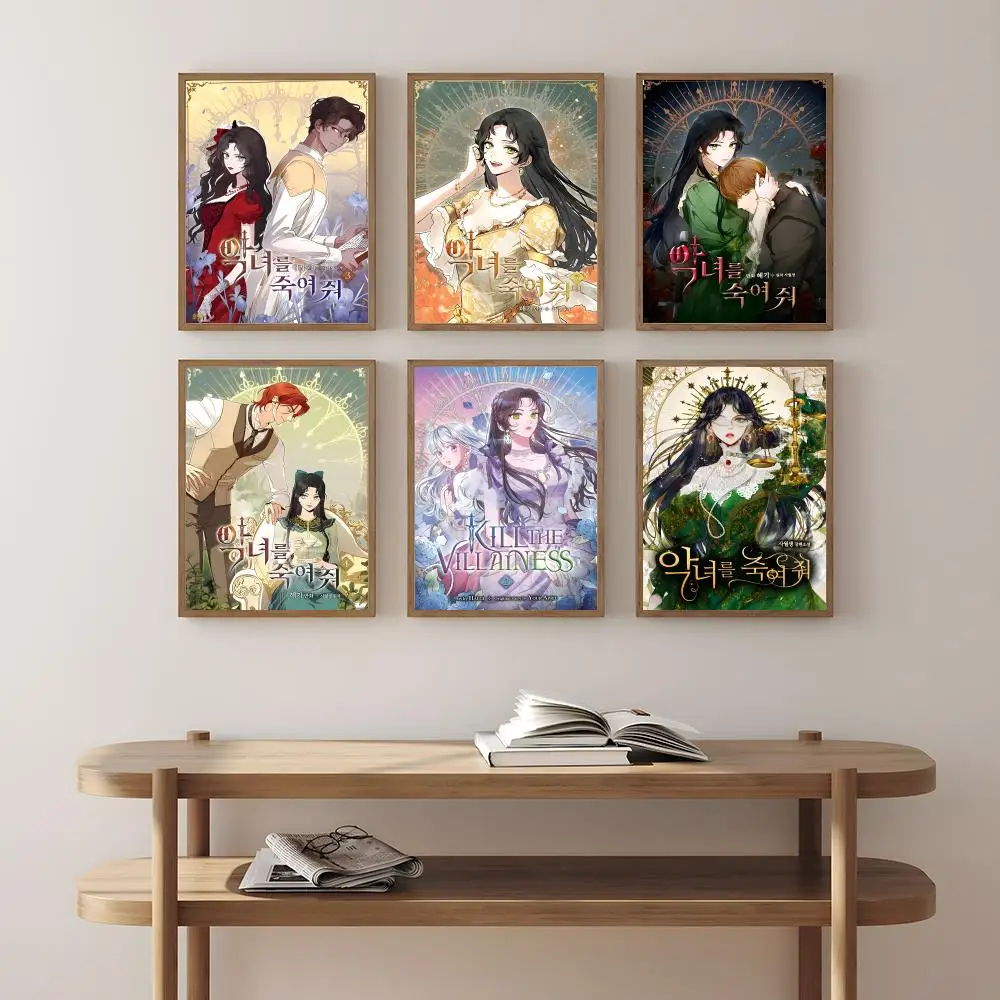 K-Kill the V-Villainess Anime Poster HD Versatile Waterproof Wall Art Self-Adhesive Decor for Any Space Ideal Gift