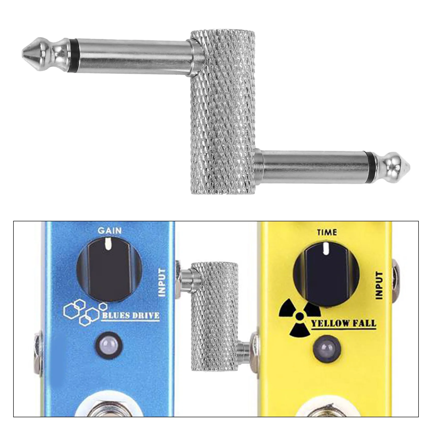 ADAD 6.35 Adapter Plug Pedal Coupler Sz Type Connector For Guitar Effect Pedal 1/4 Inch High-Grade Amplifier Adapter