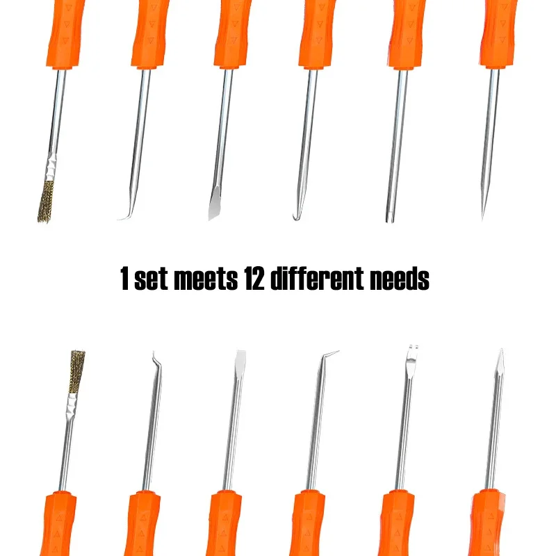 Repair soldering tool, specialized cleaning aid set for soldering and disassembly, multifunctional 6 PCS