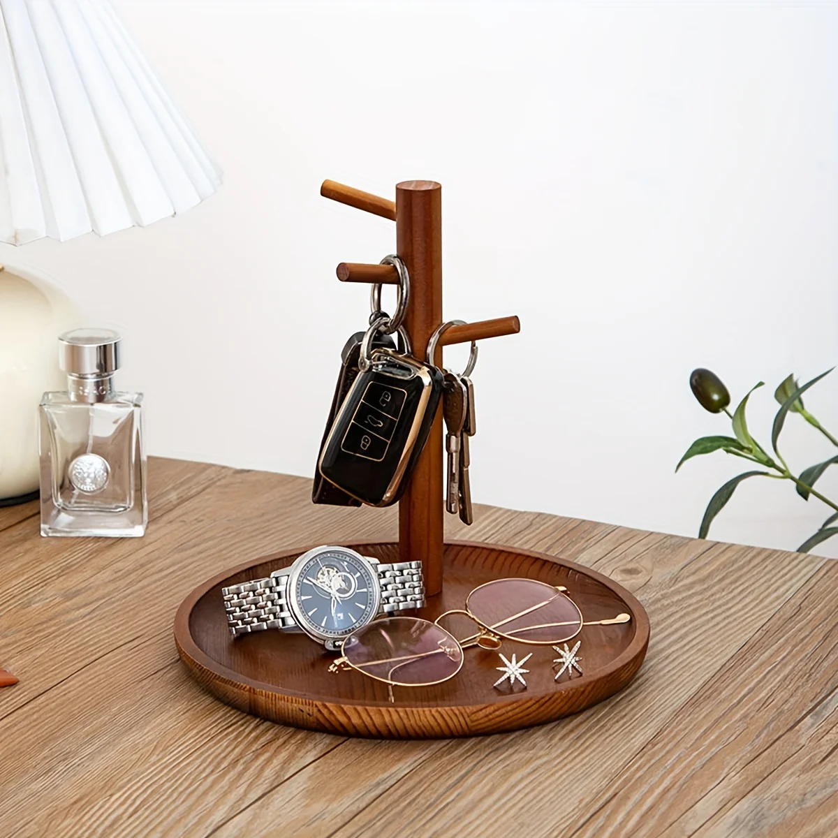 

Настольный лоток для ключей, лоток для колец, поднос для колец, подходит для кошельков, ключей, браслетов, часов, телефонов, монет, аксессуаров, духов