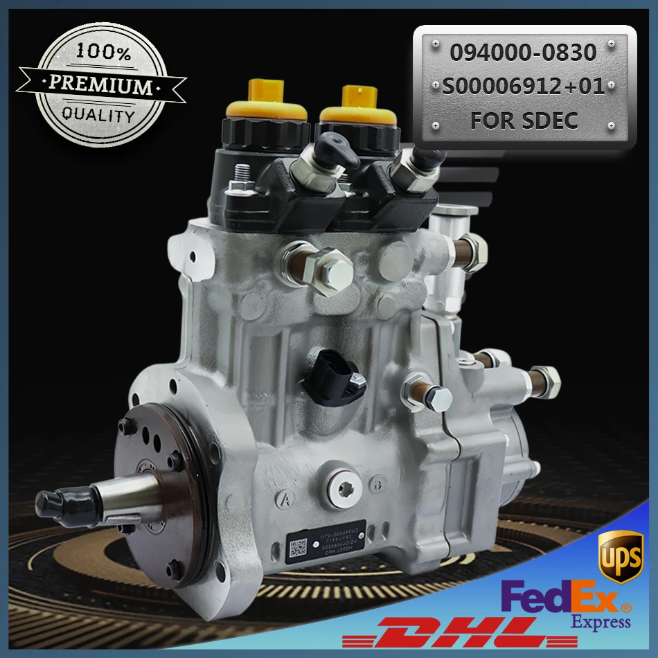 

High Quality Diesel Common Rail Pump 094000-0830 0940000830 S00006912+01 Fuel Injection Pump for SDEC Truck
