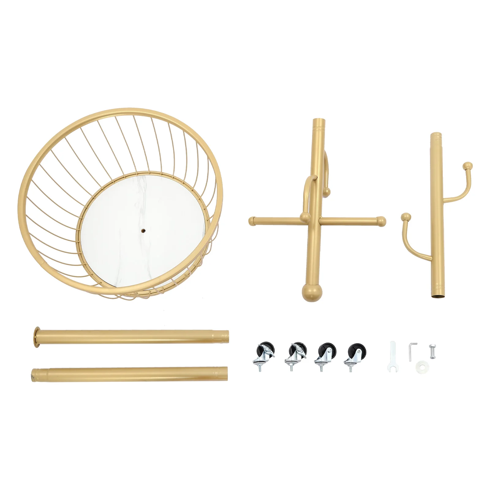 Kapstok Entree Jas Hanger Stand Met Opbergmand Staande Kapstok Met Mobiel Wiel
